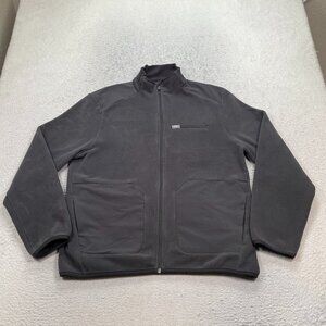 Figs On Shift Fleece Jacket Men's Size XL Full Zip Gray Scrubs MXXOW1007